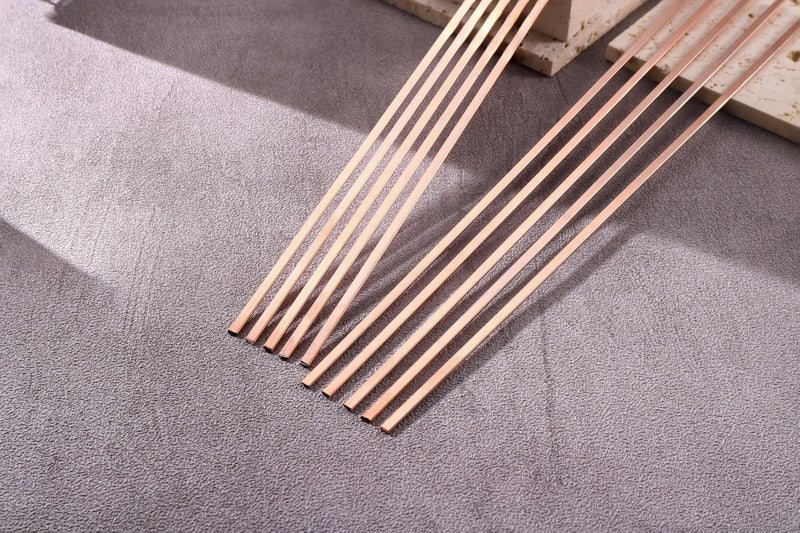 15% Silver Brazing Rods – 40 Sticks Flat Phos Copper Welding Rods for HVAC, Air Conditioner, Refrigerator – AWS BCuP-5 Silver Solder Brazing Alloy