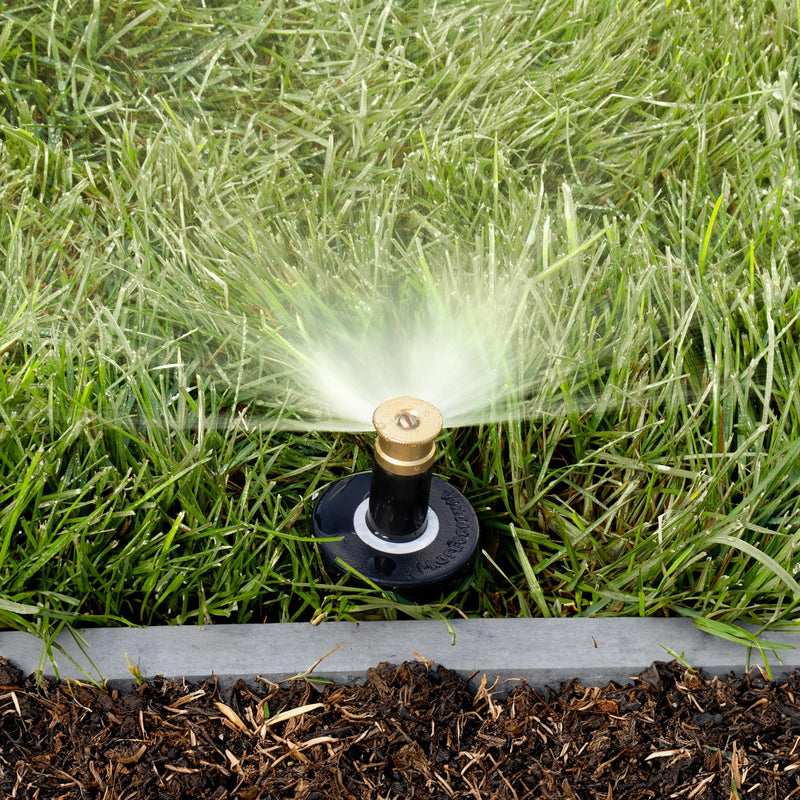 Orbit 80312 Professional Pressure-Regulating Pop-Up Spray Head Sprinkler with Brass Nozzle, 4" Full Spray 4" Height Full Pattern