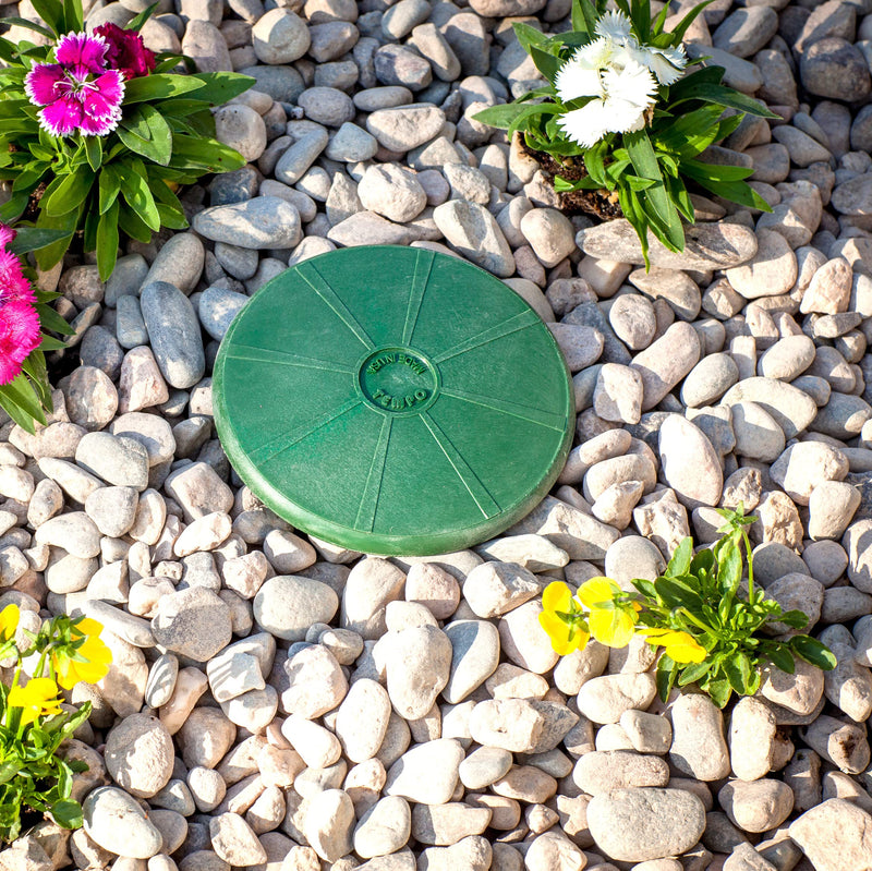 One Stop Outdoor Premium USA Made Pop-Up Drainage Emitter, for 3 in. Drain Fittings, Green Plastic - for Outdoor Landscape Drain Pipe (Valve + 3inches Elbow) Valve + 3" Elbow