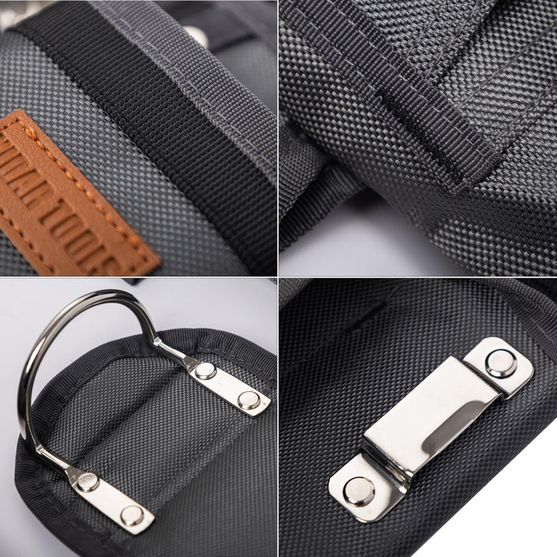 Tool Belt,12 Pockets Tool Belts for Men, Heavy Duty Carpenter/Construction/DIY'er/Electrician .Double layer thickened polyester fiber with waterproof coating. ‎SX-001