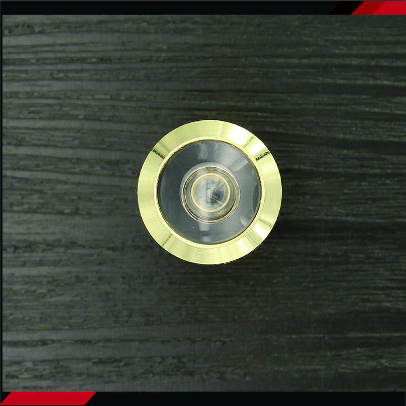 HD Lens 180 Degree Bright Brass Door viewer Peephole for 1-1/2" to 2-1/4" Doors