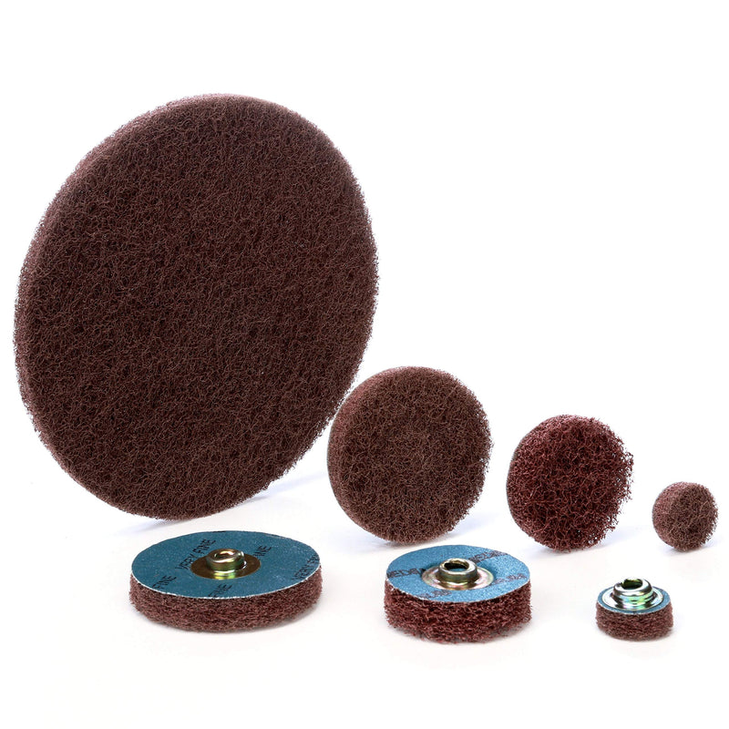 Standard Abrasives Buff and Blend HS Disc 860708, 6 in x 1/2 in A VFN Pink (Pack of 10) Very Fine