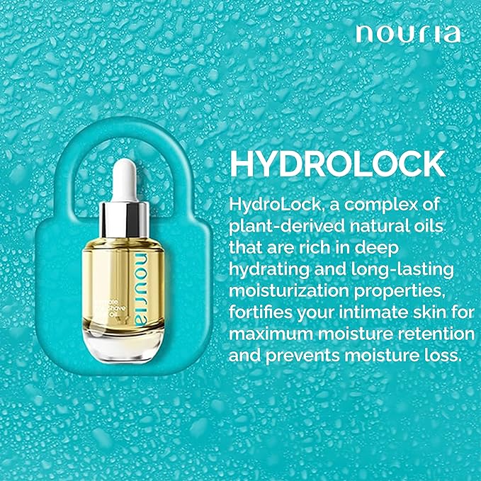 NOURIA Intimate Preserve Elixir Oil by Koochy Plus HydroLock Moisturizer Conditioner Nourishing Formula helps with buried hair, razor ridges and scalds in bikini area, legs and armpit hair - NewNest Australia