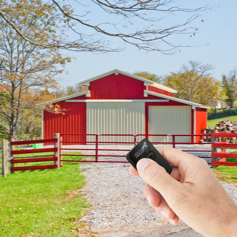 Mighty Mule Single Button Gate Opener Remote (FM135) , Black Digital Keypad
