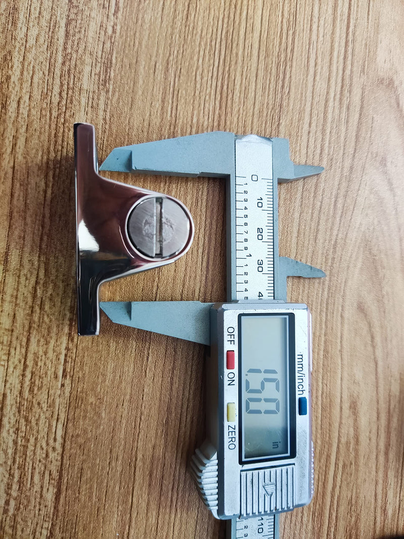 NRC&XRC Marine Grade 316 Stainless Steel Mirror Polished Marine Bimini Boat Top Side Mount Deck Hinge Fitting Hardware