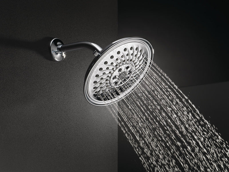 Delta Faucet 3-Spray Touch-Clean H2Okinetic Shower Head, Chrome 52687