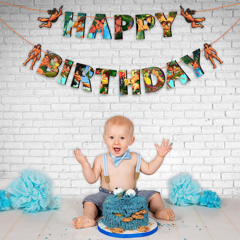 Seyal® Tarzn Happy Birthday Banner Seyal Tarzn Happy Birthday Banner