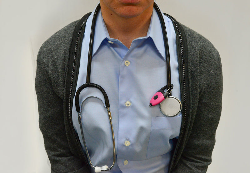 Princeton Tec Impulse Stethoscope Light (20 Lumens, Pink) Stethoscope Light (White LED)