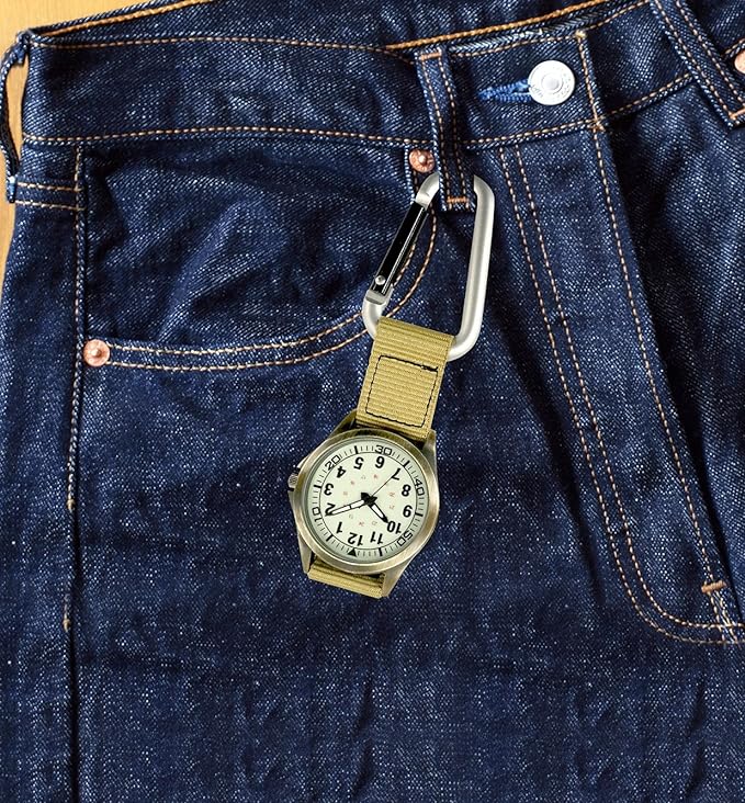 Clefer CB-A4153-BKB Pocket Watch, Black, A4153.Black, pocket watch hook, fashion - NewNest Australia