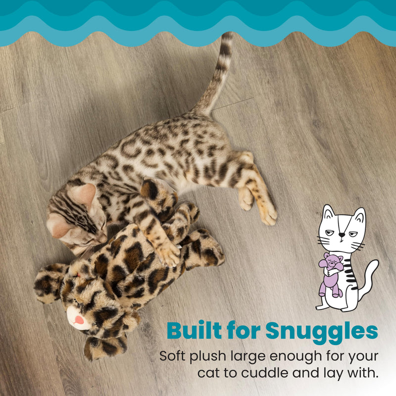 Catstages Calming Kitty Pal Cat Toy - Plush with Purring, Heartbeat, Warmth & Vibration for Anxiety Relief in Kittens and Cats