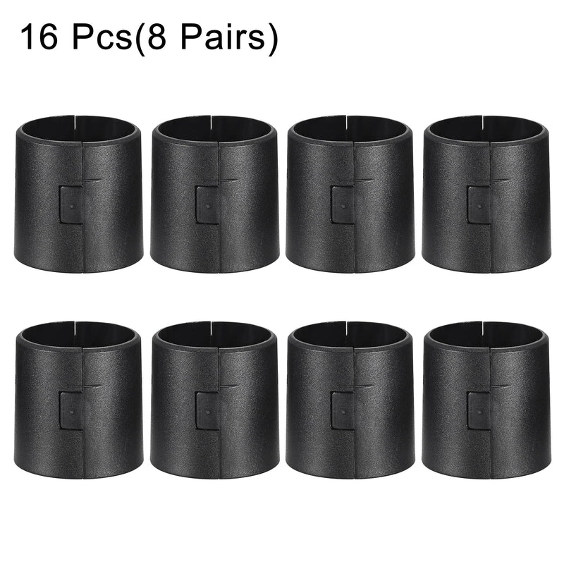 uxcell Wire Shelf Clips 1.5 Inch Wire Shelving Lock Clips Plastic for Wire Shelving System, 16 Pcs