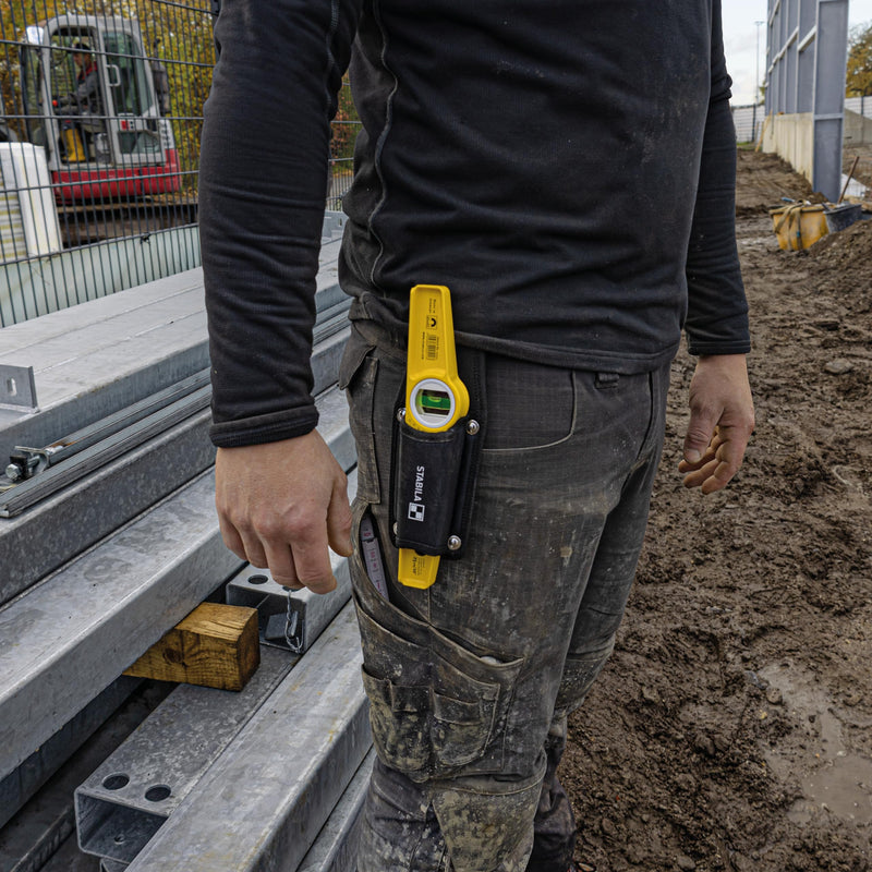Stabila 81s-10mh Magnetic Level and Holster 2511 1 Yellow/Black
