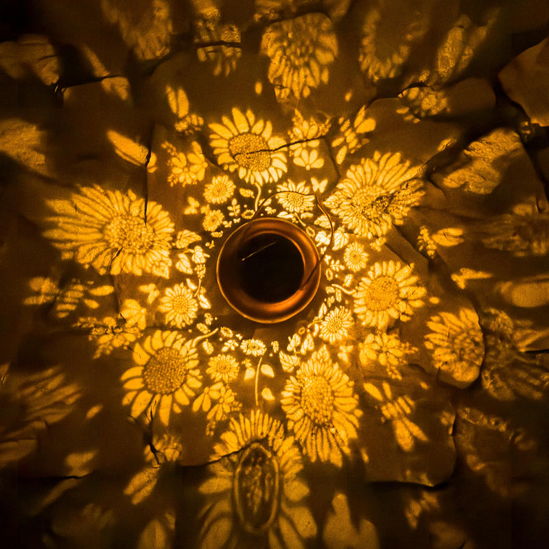 Solar Lanterns Outdoor, Waterproof Hanging Solar Lantern Garden Decor, Solar Lights for Backyard Porch Patio Table Yard Balcony Lawn Pathway, Sunflower Gifts for Women Grandma Mom 1