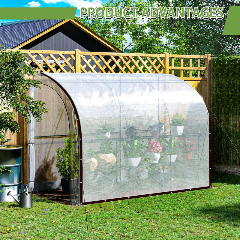 Clear Tarp Waterproof with Grommets,Heavy Duty PVC Vinyl Tarps Cover,Transparent Tarpaulin Large (Small) for Outdoor/Camping/Plant/Garden/Chicken Coop/Cat Litter 4x6 ft