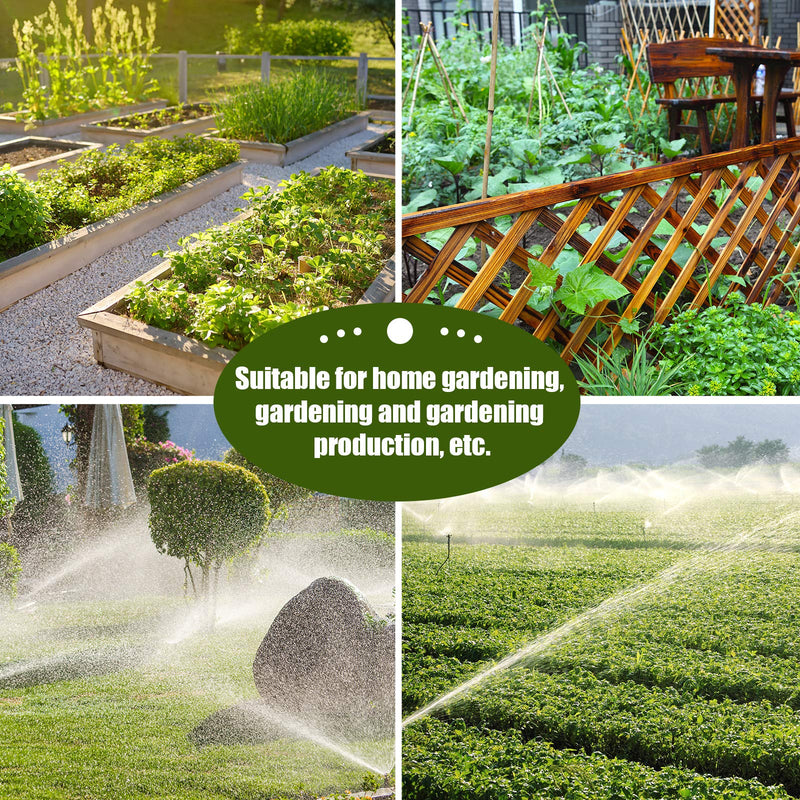 Honoson Drip Irrigation Plugs Drip Irrigation 1/4 Inch Tube Closure Goof Hole Plugs Irrigation Stopper for Home Garden Lawn Supplies, Black (150 Pieces) 150