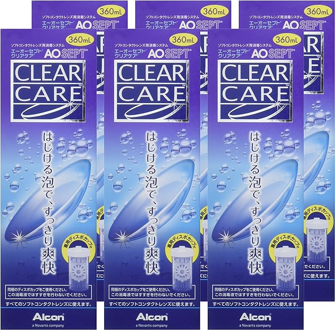 Aocept Clear Care 360ml x 6 bottles - NewNest Australia