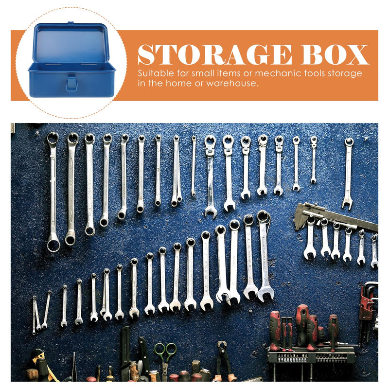 UPKOCH Mechanics Tool Box 7.48X4.72X3.07In Portable Tool Storage Organizer for Car Trunk and Home Workshop