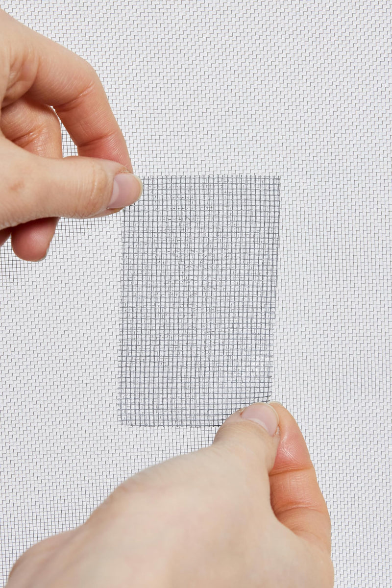 Window Mesh Screen Repair Kit Tape, Black, 4"x177", Strong Adhesive & Waterproof, Covering up Holes and Tears Instantly, for Window and Screen Door, Fiberglass (Black) (Black, 4in x 15FT) - NewNest Australia