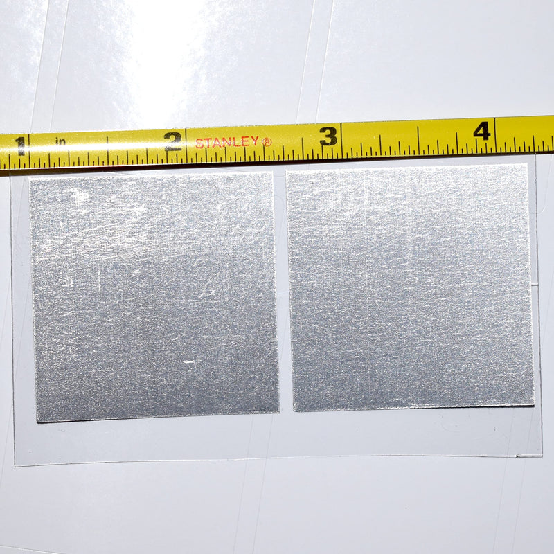 Indium Sheet foil Thermal Interface pad Paste Substitute Pure Indium Metal (40 * 40 mm (2-Pack)) 40 * 40 mm (2-pack)