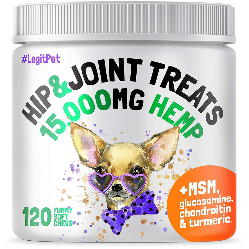 LEGITPET Hemp Hip & Joint Supplement for Dogs 120 Soft Chews and Wild Alaskan Salmon Oil for Dogs & Cats 8 oz and Paw Balm Wax Soother & Moisturizer Cream with Natural Food-Grade Coconut Oil Bundle