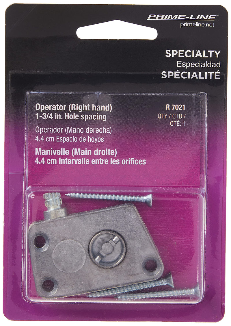 Prime-Line R 7021 Diecast, Right Hand RV Window Slant Sill Operator (Single Pack)