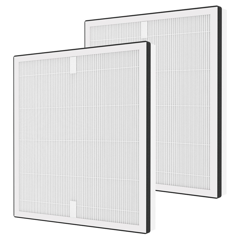 2 Packs Europa Replacement Filters Compatible with Afloia Europa Air Purifier, True H13 HEPA 3-in-1 Filter, Filtration of Pre-Filter, HEPA Filter and Activated Carbon Filters