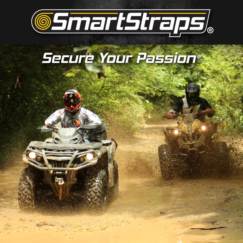 SmartStraps Ratchet Straps - 6ft GRN Padded Ratchet 2pk 1,500lb , green -SMAR138