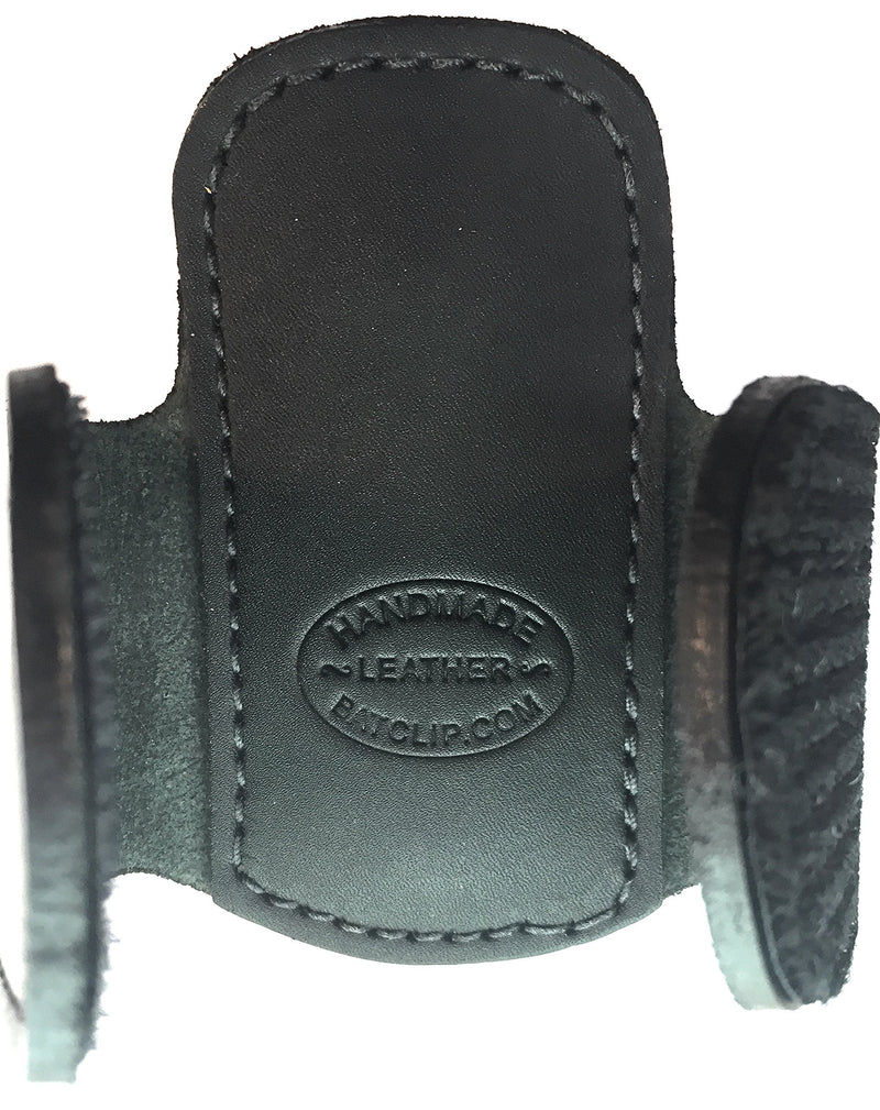 – Black – The Original Leather Stethoscope Holster | Handmade in Maine | Sturdy Hip Clip | No More Neck Carrying or Loss