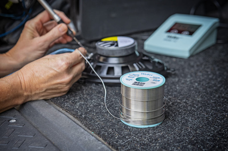 Weller WSW SCN M1 (T0051404899) Lead Free Solder Wire, Dia: 0.3 mm / 0.012 in, Wt: 100 g / 3.527 oz, Alloy Sn99.3Cu0.6Ni0.05, Flux content 3.5%