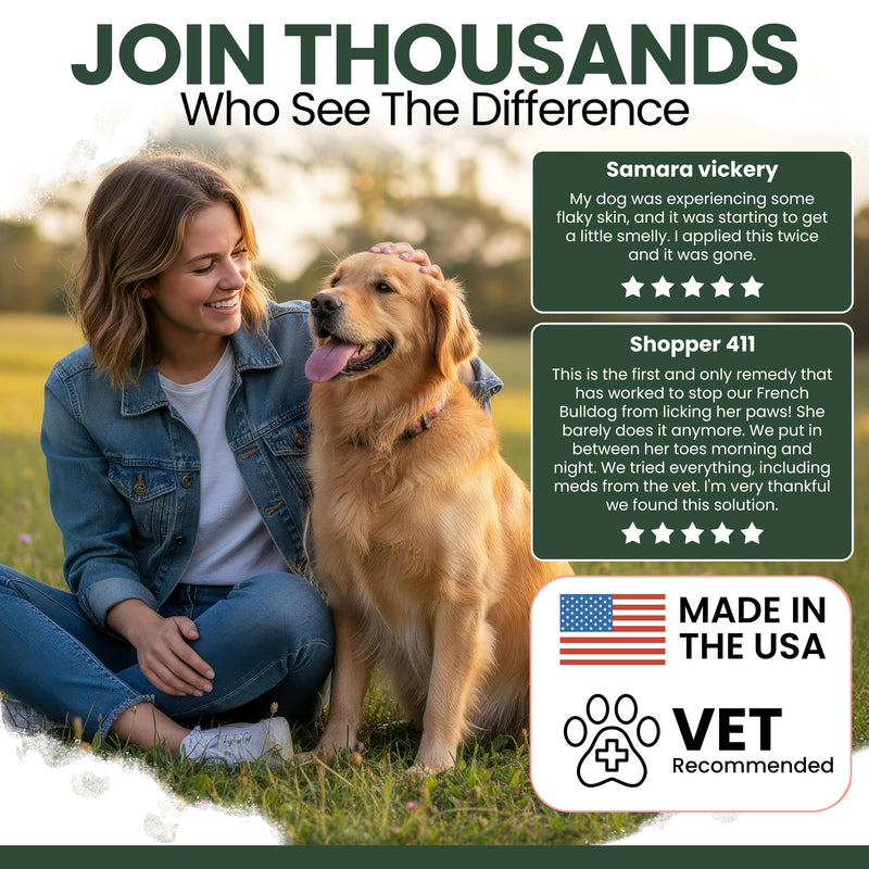 Hydrocortisone Spray for Dogs - Hot Spot Treatment & Itch Relief, 4 oz with Pramoxine - Soothes Dry Itchy Skin, Allergies, Dermatitis, Flea Bites, Aloe Infused, Made in USA - Chew + Heal Labs 4oz