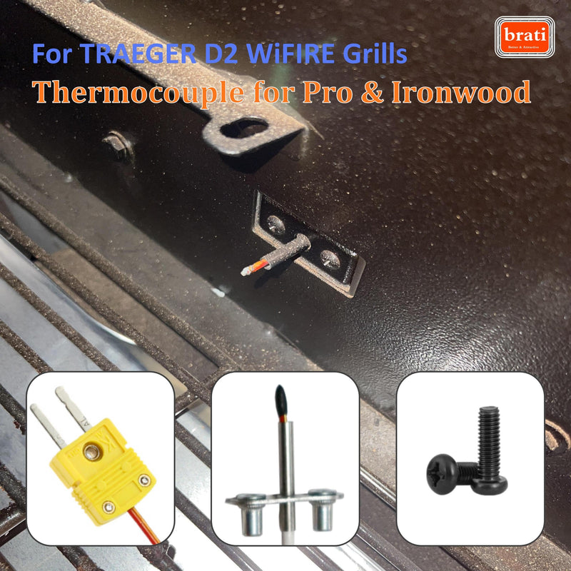 D2 Thermocouple Probe for Traeger D2 Pro & Ironwood Grills,KIT0422 Temperature sensor