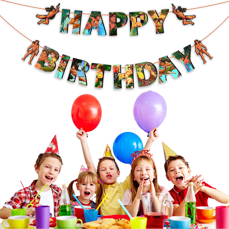 Seyal® Tarzn Happy Birthday Banner Seyal Tarzn Happy Birthday Banner