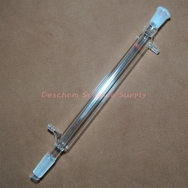 300mm 24/40 Glass Liebig Condenser Jacket 30cm Lab West Column Laboratory Chemistry Heat Exchanger 300mm