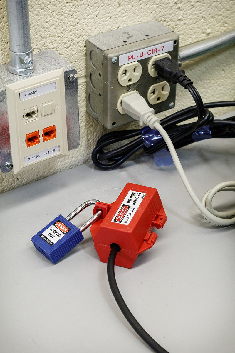 Brady Polypropylene Plug Lockout, for 220V Plugs - 65675