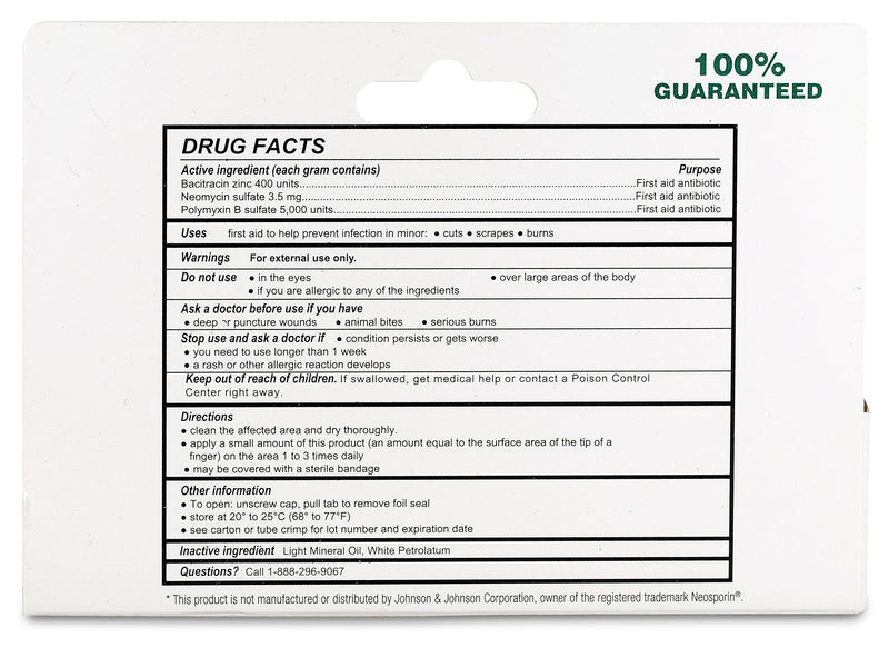 Globe (3 Pack 1oz Triple Antibiotic Ointment, First Aid Ointment for Minor Scratches and Wounds and Prevents Infection, Compare to The Active Ingredients of Leading Brand (3 Pack)