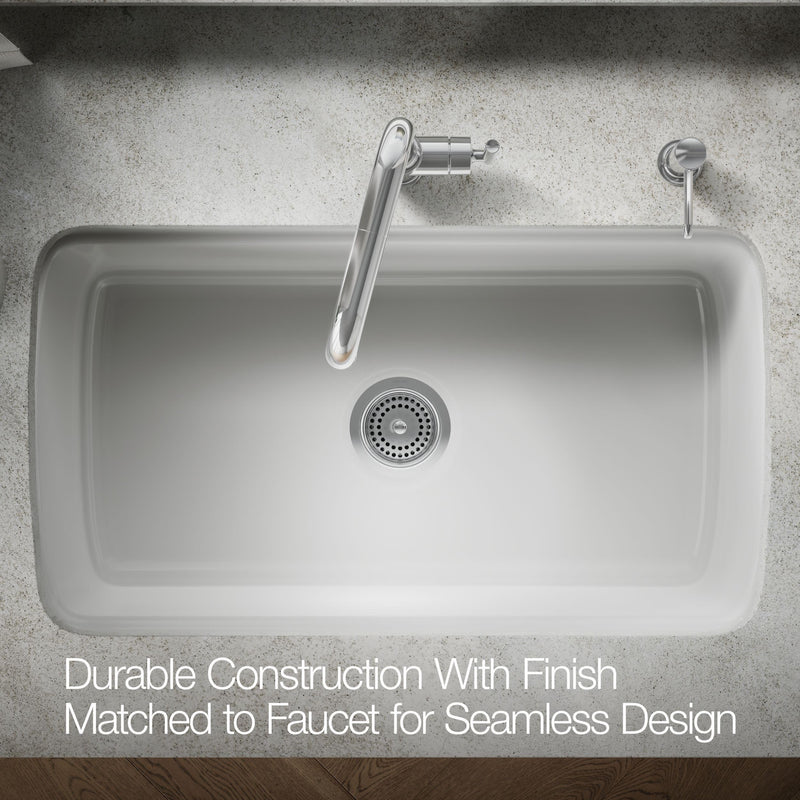 KOHLER 8799-CP Duostrainer Sink Strainer, Sink Drain and Strainer Basket, Less Tailpiece, Polished Chrome 1.5 inches