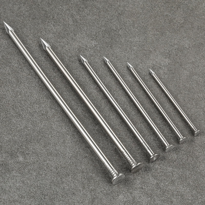 430pcs Stainless Steel 304 Nails Kit, Hanging Nails Kit, Wall Nails Kit, Dowels Kit, Long Nails Kit Ss - NewNest Australia