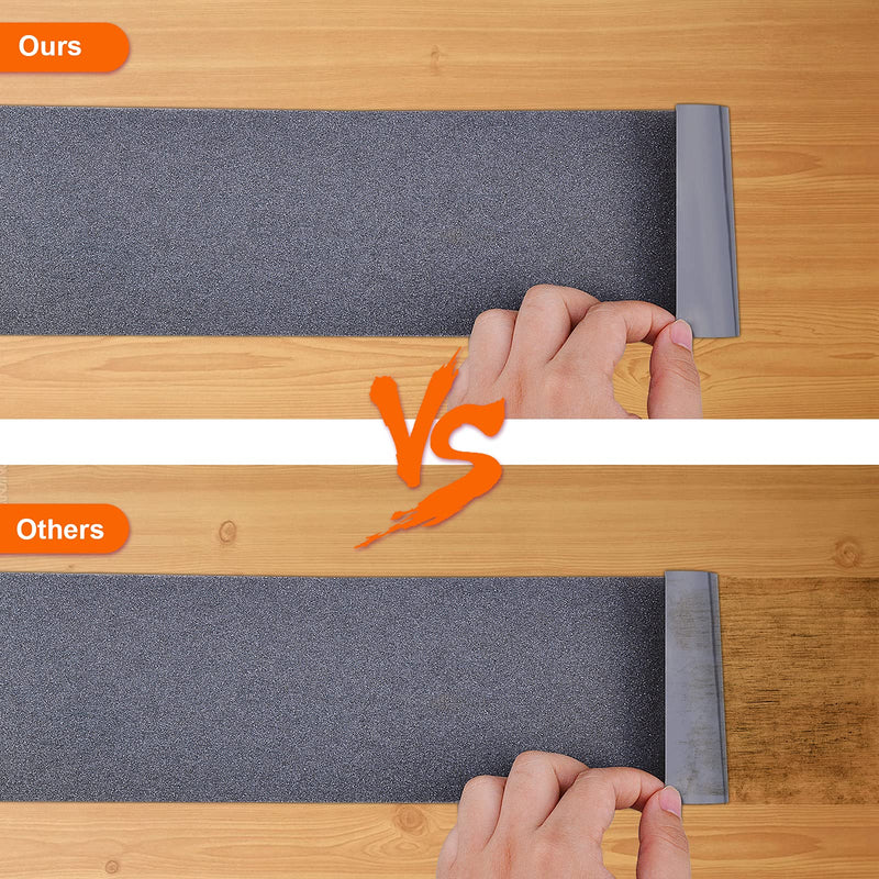 Qingluan Grip Tape, Heavy Duty Anti Slip Tape for Stairs Outdoor/Indoor Waterproof 1" x 65 ft, Safety Non-Slip Roll for Stair Step Traction Treads Stair Non Slip Strips Grey 1 Inch x 65 Feet