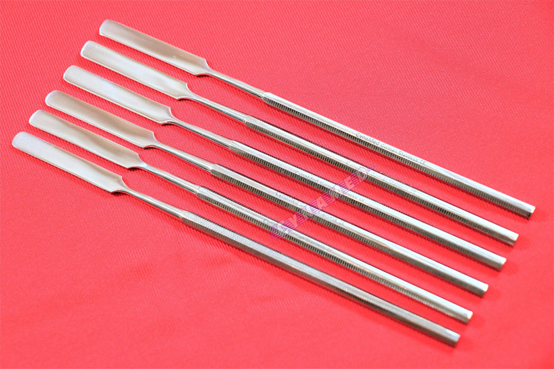 6 Premium German Dental Cement Spatulas Single Ended Lab Wax Modeling Cement Mixer Spatula Round Handle Cynamed