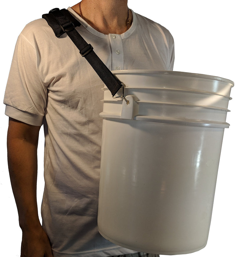 5 Gallon Bucket Shoulder Carrying Strap - Length Extension Replacement for Wire Handle