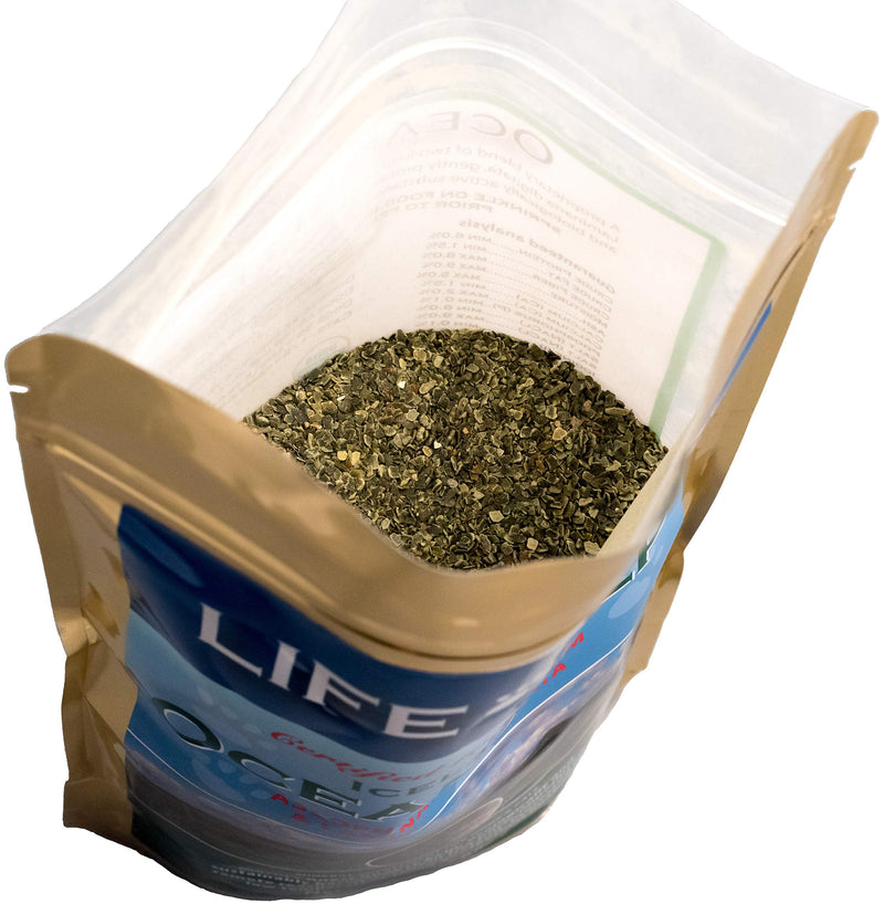 Life Line Pet Nutrition Organic Ocean Kelp Supplement for Skin & Coat, Digestion in Dogs & Cats 1.5lb - PawsPlanet Australia