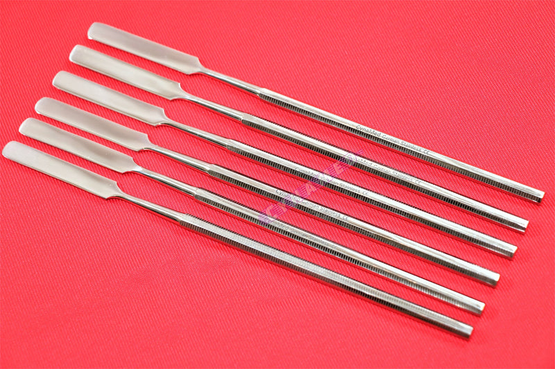 6 Premium German Dental Cement Spatulas Single Ended Lab Wax Modeling Cement Mixer Spatula Round Handle Cynamed
