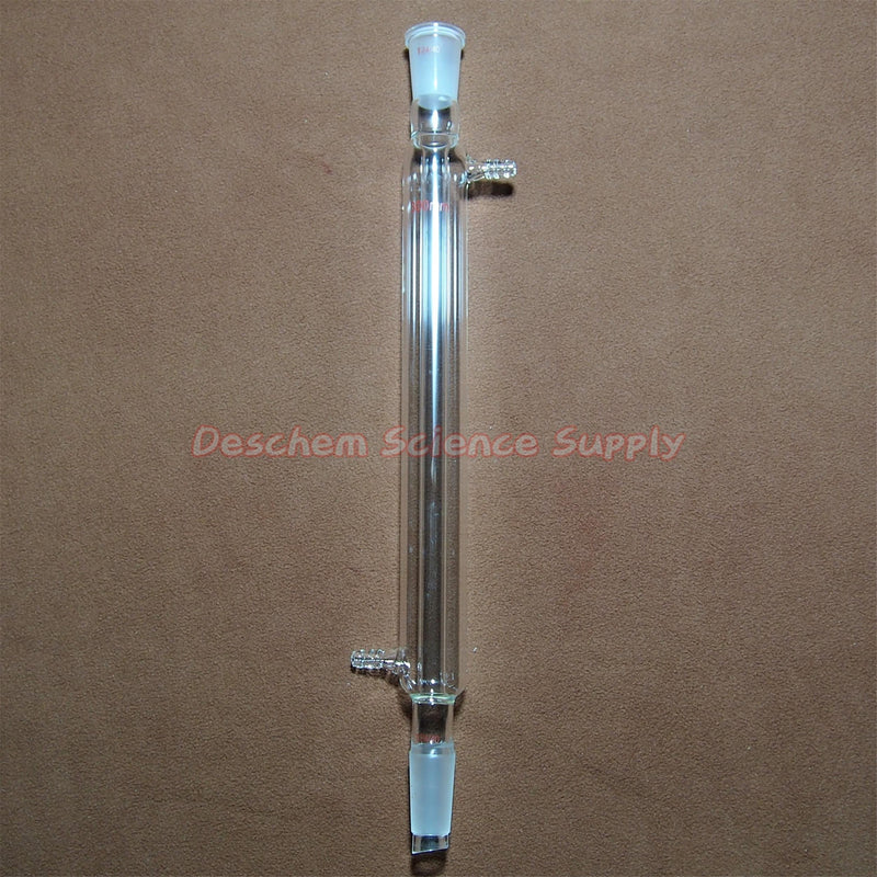 300mm 24/40 Glass Liebig Condenser Jacket 30cm Lab West Column Laboratory Chemistry Heat Exchanger 300mm