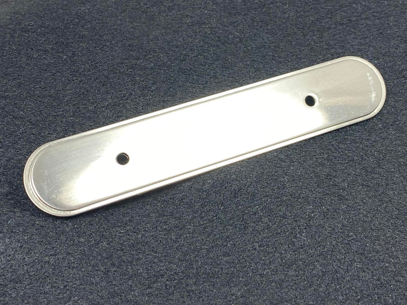 CKP Brand #300 3 in. (76mm) Oval Backplate, Brushed Nickel - 25 Pack