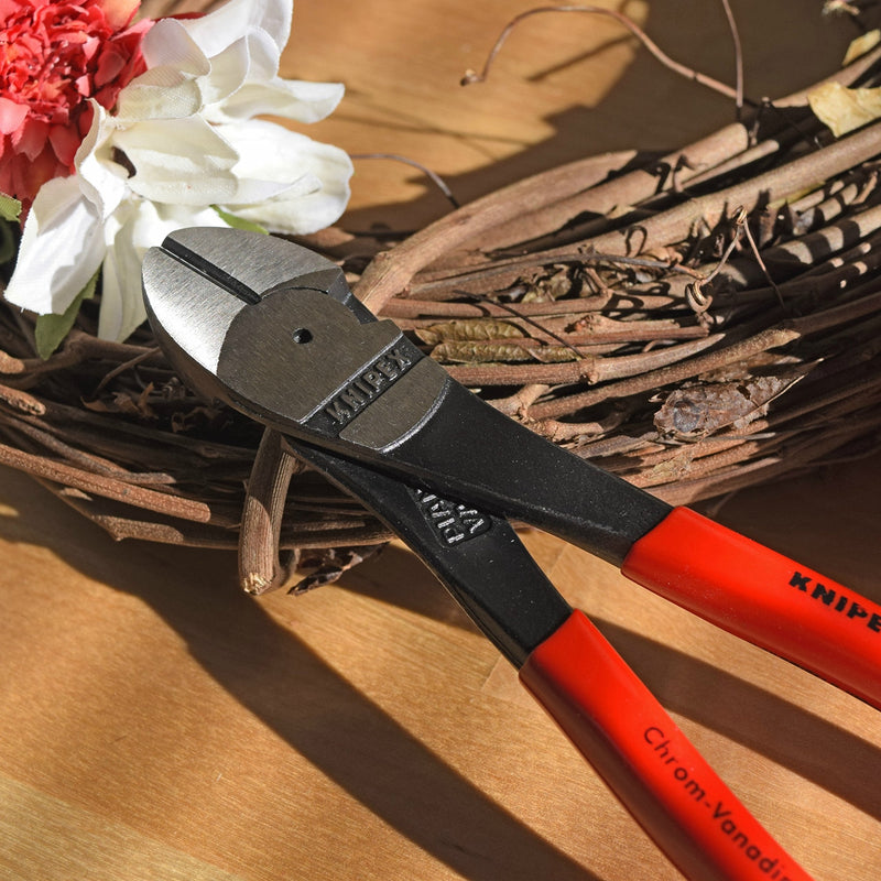 KNIPEX - 74 01 250 SBA Tools - High Leverage Diagonal Cutters (7401250SBA), 10 inches 10-Inch