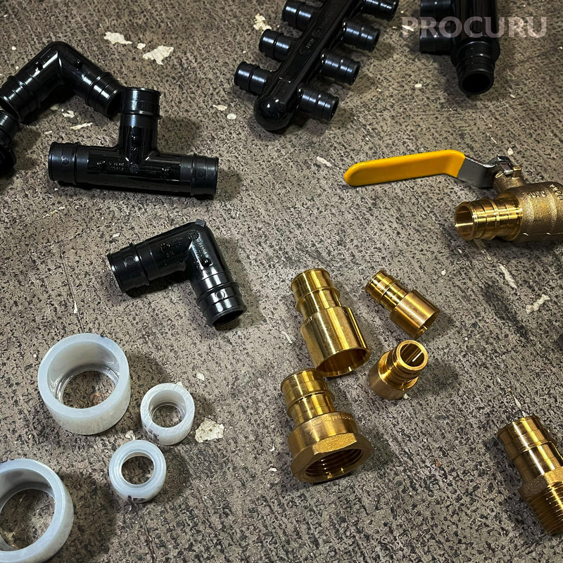 PROCURU 100-Pack 1-Inch F1960 Expansion Ring Sleeve for PEX-A Pipe and Fittings (8AR0100-100P) 1 Inch (1")