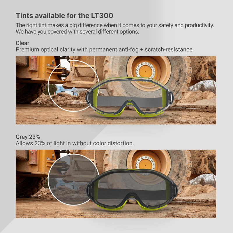 HexArmor LT300 Clear Lens Trushield2sf, Neoprene Strap