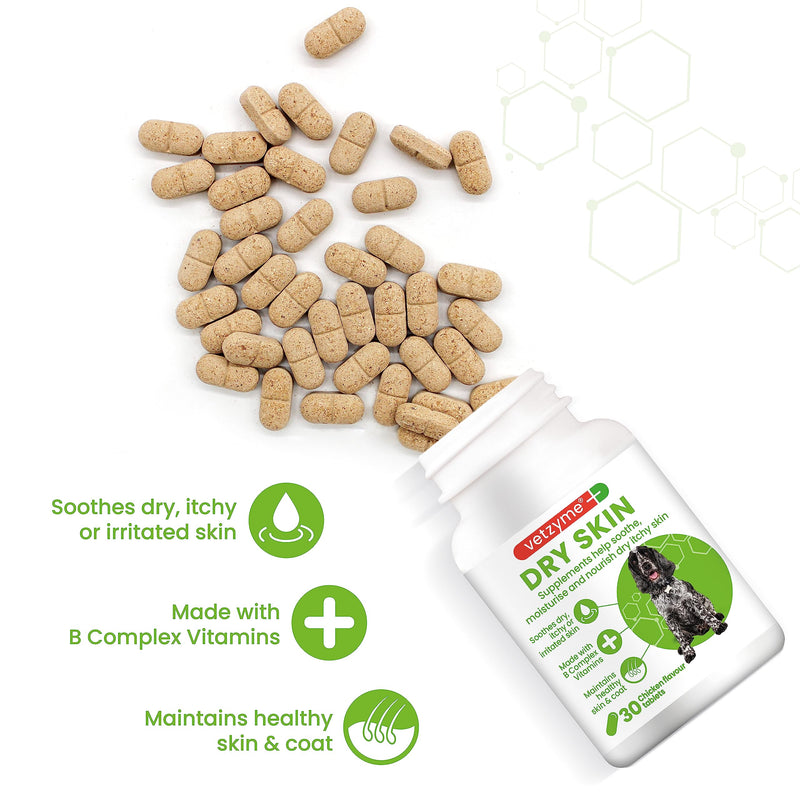 Dog Dry Skin with Evening Primrose - PawsPlanet Australia