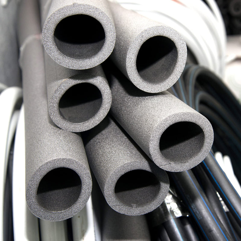 uxcell Foam Tube 1.64 Ft Length 1.37in ID 2.15in OD Hollow Pipe Cover for Protecting Pipes and Heat Preservation Black 2 Pack 1.37 x 2.15inch
