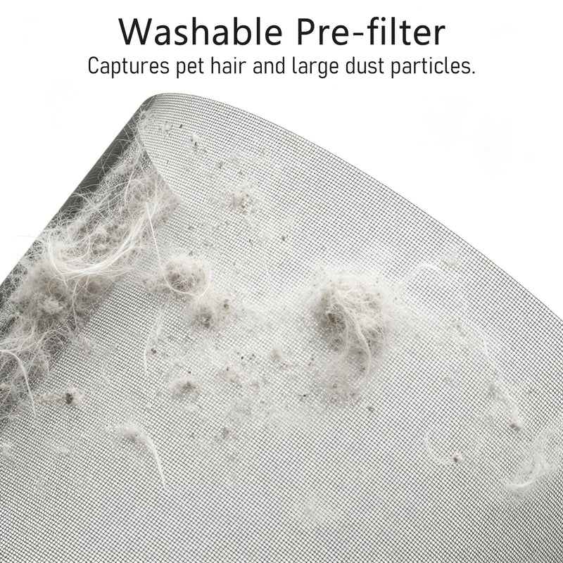 2 Pack DR-HAP008 Filters For DREO 338/338S(DR-HAP008/008S) Air Purifi-er